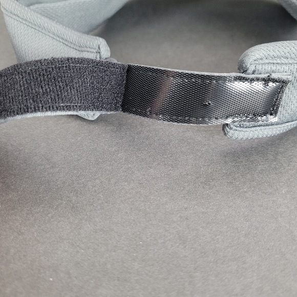 Adidas Visor Hat Reflective Adjustable Fit Gray NEW - Picture 6 of 8